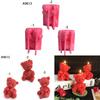 Stampo in silicone a forma di orso Stampo per candele in cera fatto a mano Stampi in resina epossidica resistente Stampi per colata di aromi/aromaterapia