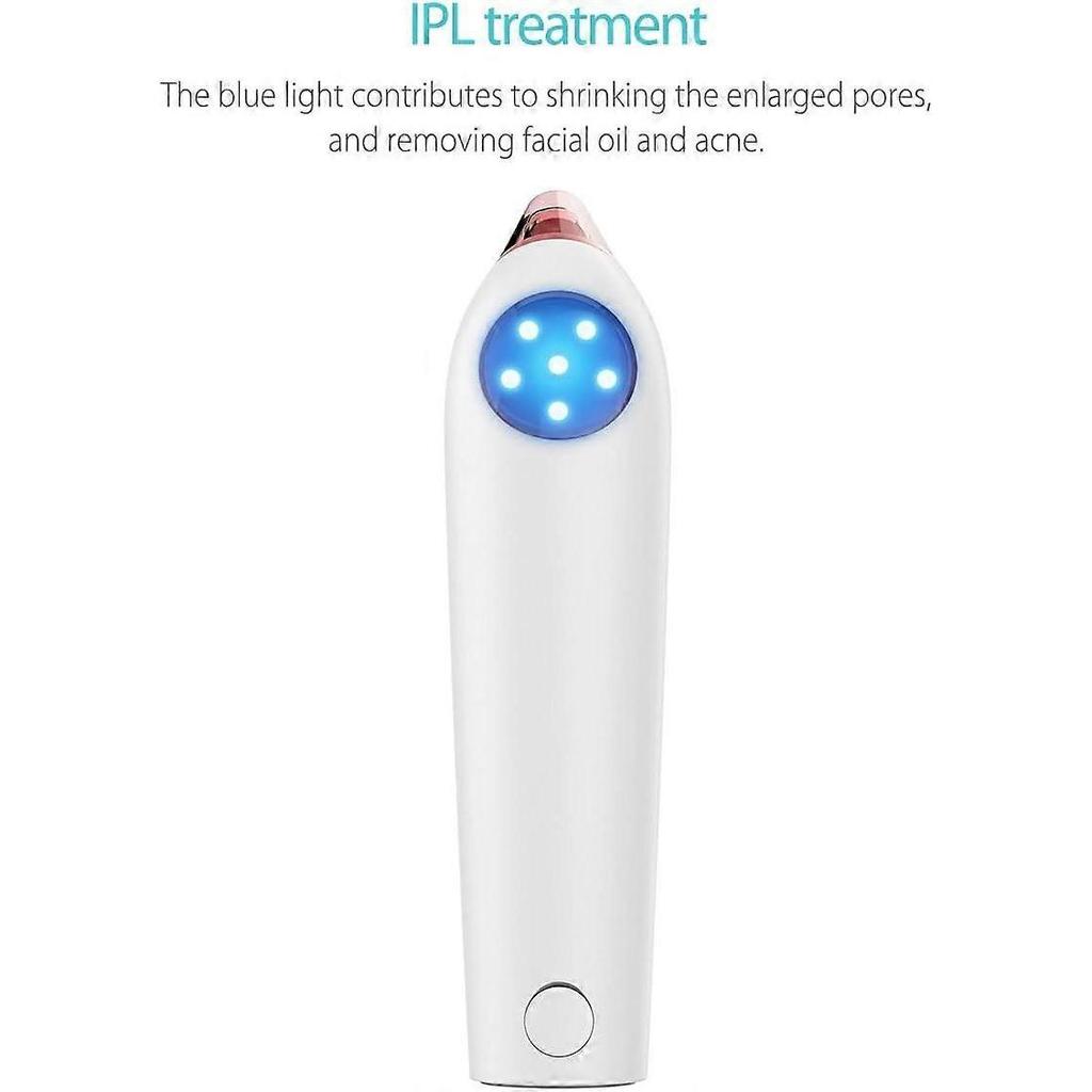 Blackhead Vacuum - Face Blackhead Extractor Blackhead Suction Device Facial Blackhead Cleaner USB Rechargeable Blackhead Remover with Microcrystalline