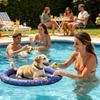 Dog Pool Float Tear-Resistant Inflatable Water Toy Dog Raft For Cat Puppy Water Swimming Lake Summer River Pond Beach Outdoor