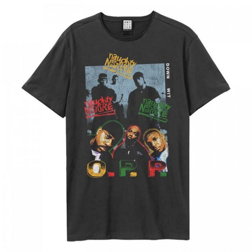 Amplified Unisex Adult Hip Hop Hooray Naughty By Nature Cotton T-Shirt