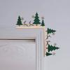 1pc Christmas Door Frame Decorations Wooden Decorations Christmas Tree Elk Wood Crafts Christmas Decorations Navidad Pendant