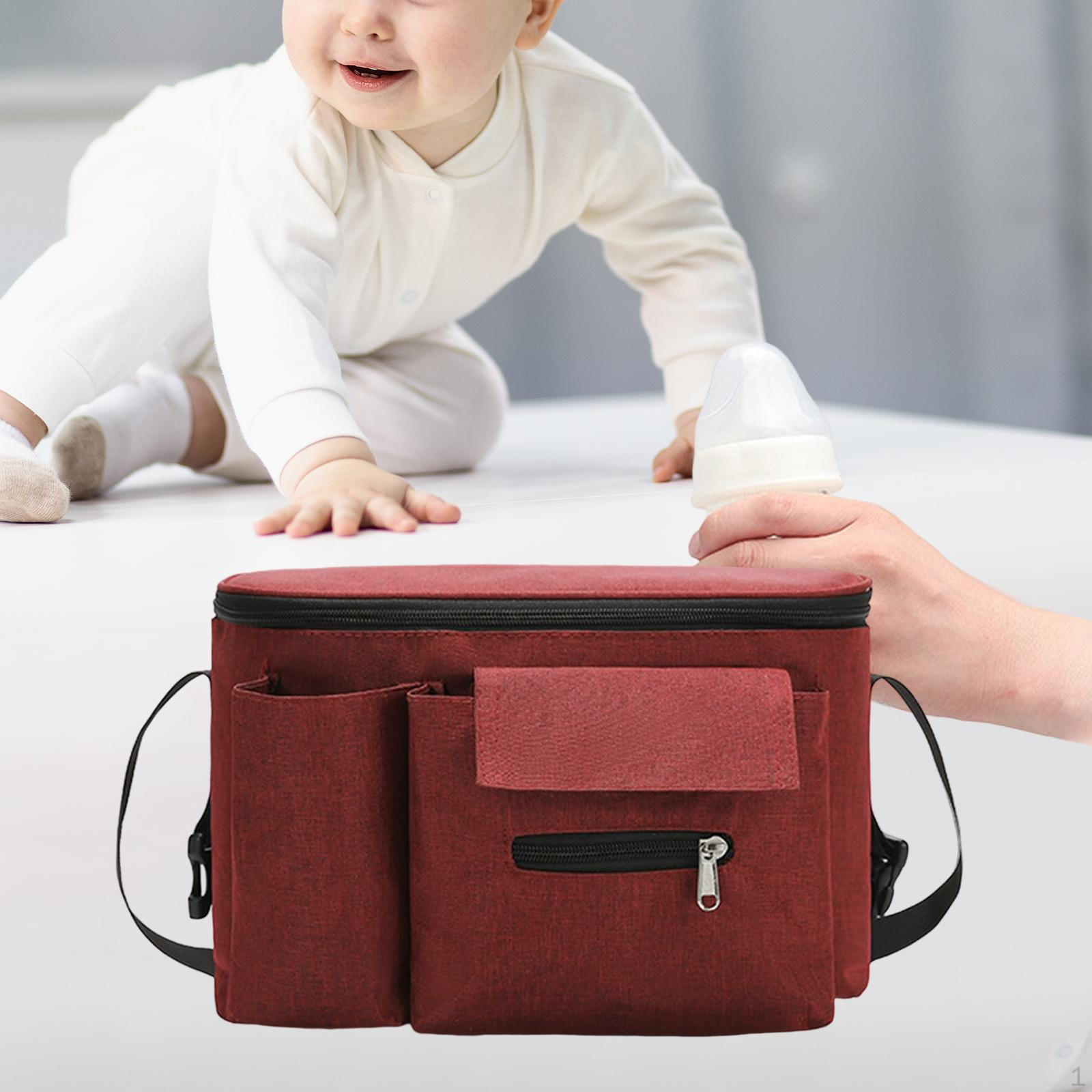 

Organizer s Accessory Adjustable Shoulder Strap Cup Holder Storage Bag Handbag Container for Items червоний