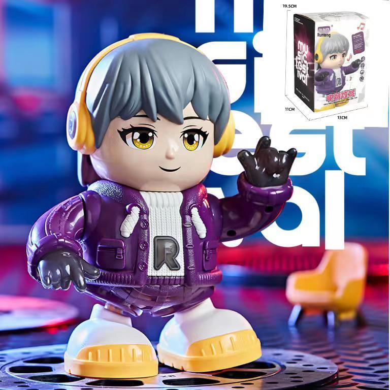 

Электрическая танцующая кукла-робот со светом и музыкой - Идеальный игрушечный подарок для детей