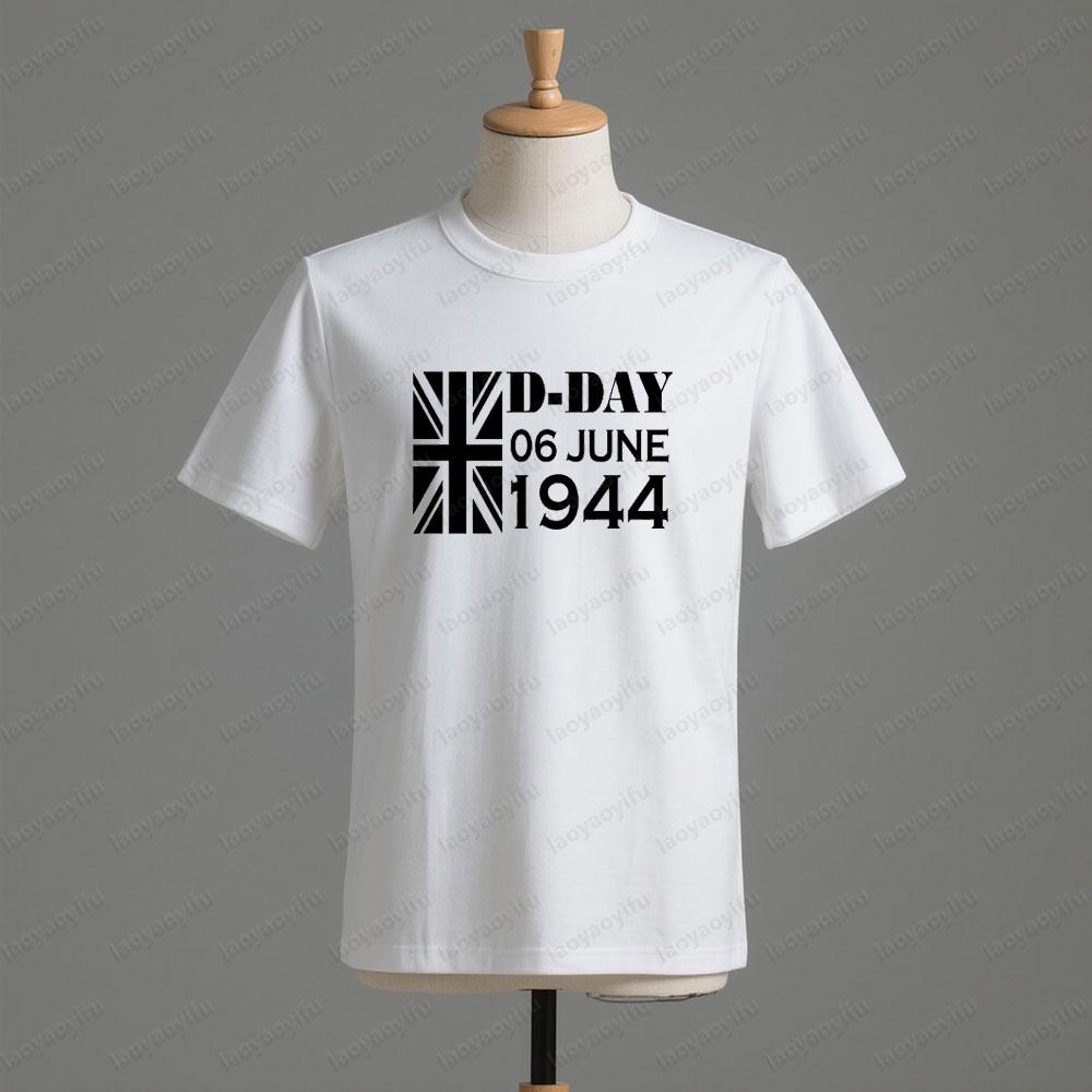 DDay T Shirt Normandy Landings 81st Anniversary 19442025 Tshirt Gifts for Veterans Mens Summer Crewneck Cotton Short Sleeve