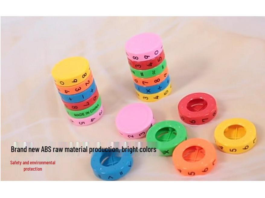 Magnetic Rotating Magic Cube - Educational Toy for Children's Number Learning