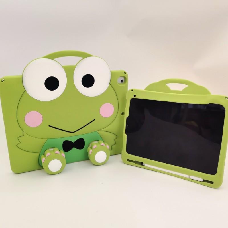 IPad 11 Case With Integrated Kickstand Frog Design Soft Silicone Cover Air 5 A2589 A2591