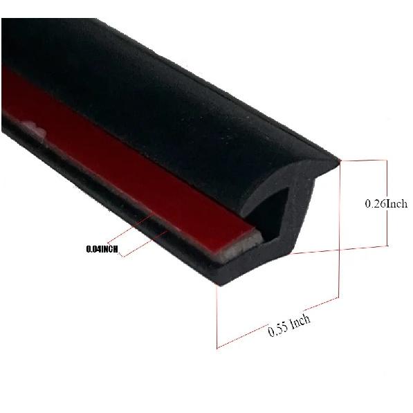 1*Universal Seal Rubber Strip Fender Flare Edge Trim For Car Truck Wheel Well 9M