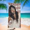 Rock Singer Pretty B-Beabadoobee Beach Towel Colorful Bath Towels For Girl Microfiber Quick Dry Custom Sand Free Yoga Spa Gym