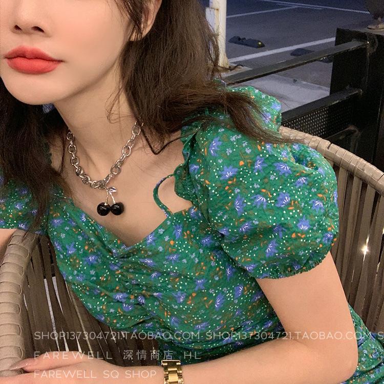 Spice Girls Sweet Cool Cosmic Opal Artificial Pearl Necklace Female Tide Double Layer Stacked Wearing Love Hip Hop Collarbone Chain