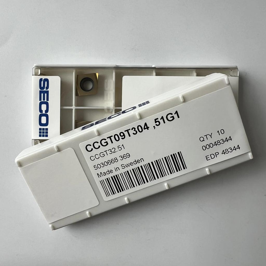 SECO / CCGT09T304,51G1 /Original carbide blade 10 Pcs