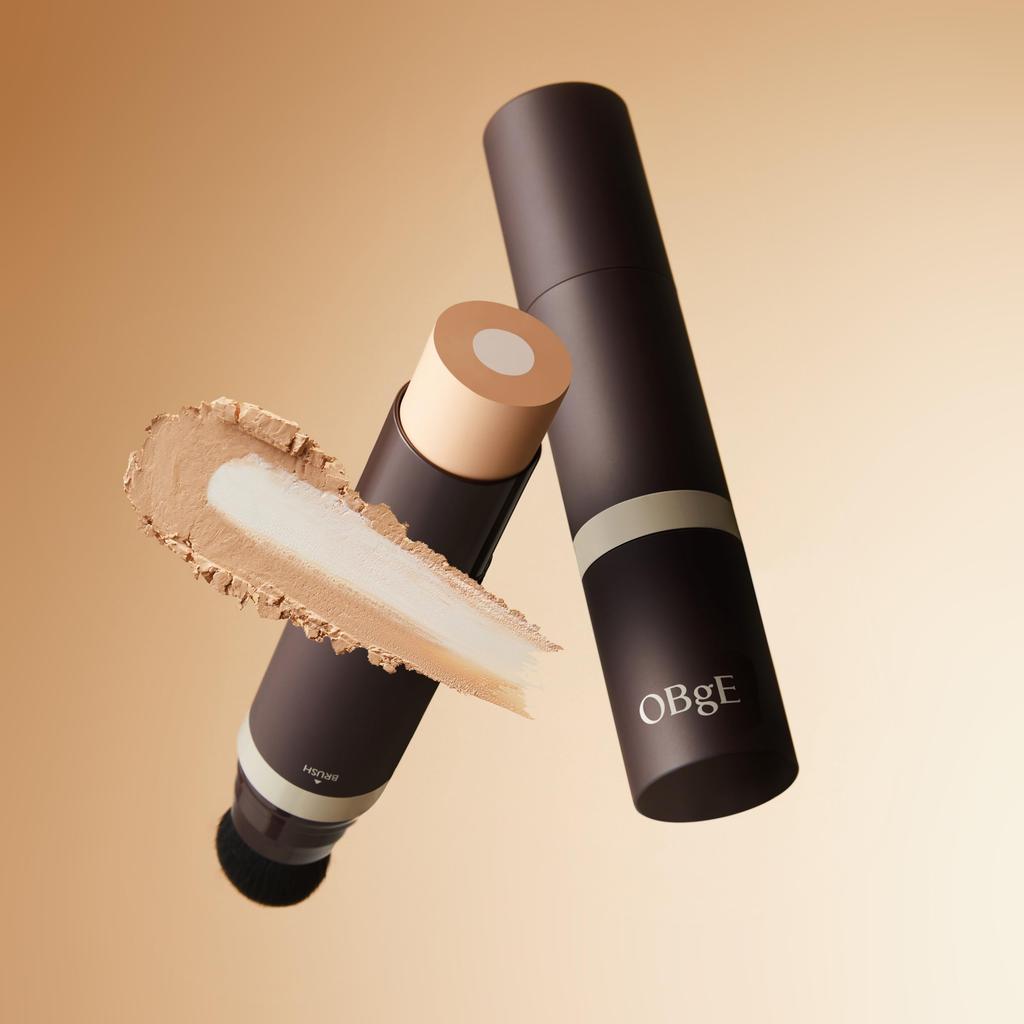 OBgE Natural Cover Foundation [Sunscreen BB Cream Skincare Pore Minimizer Korean Cosmetics] (#1 Ivory)
