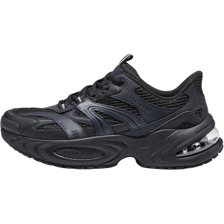 Skechers Uno Ryze Mesh Comfortable Breathable Low-Top Dad Shoes Men sneakers Black 183208-BBK 39.5