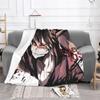 Angels Of Death Isaac Blankets Fleece Textile Decor Satsuriku No Tenshi Anime Soft Throw Blanket for Bedding Bedroom Bedspread