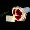 Led Flower Wrapping Paper With Lights Pearl Lace Mesh Wave Yarn Florist Bouquet Packaging Decoration Wedding Birthday Gifts