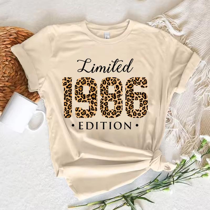 Oryginalny Unisex T-shirt z 1986 roku Vintage 1986 Graficzne Koszulki na Urodziny Unisex Koszulka na 40. Urodziny Prezent na 40. Urodziny Dla Unisex