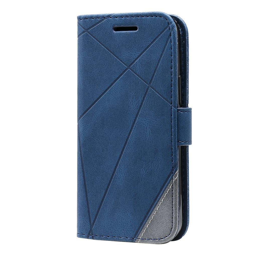 For iPhone 12 Mini Case Wallet Leather Phone Cover Skin-touch Texture