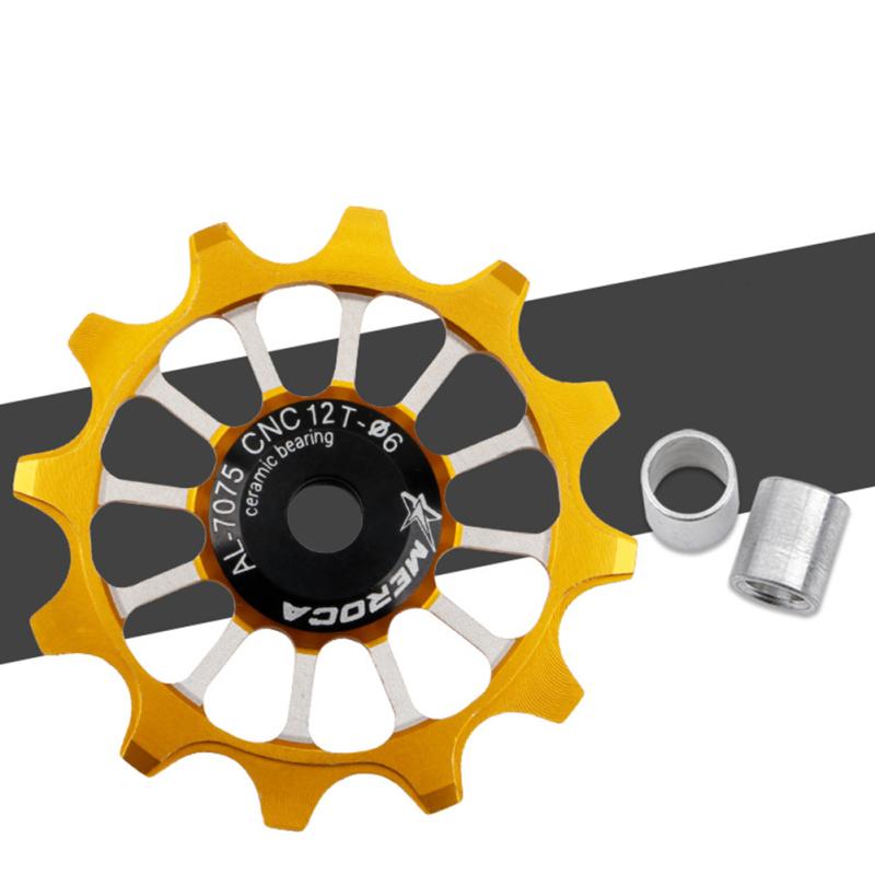 Keramiklager MTB Fahrrad Aluminiumlegierung Schaltwerkröllchen 12Z Rennrad Führungsrolle