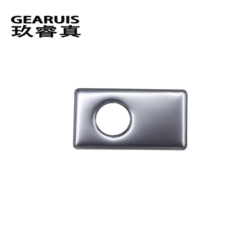 

Стайлинг автомобиля, подлокотник, перчаточный ящик, декоративная наклейка, накладка, синяя, черная наклейка из нержавеющей стали для Volvo XC60 S60 V60 серебряный