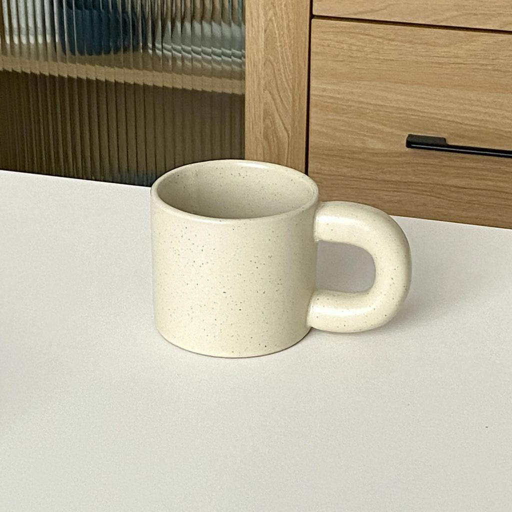 Ceramic Milk Cup Spot Mugs Simple Coffee Mug Couple Cups Coffee Mugs Tea Drinkware Korean Style Fatty Mug Design Splash Ink