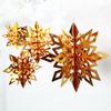 6pcs Card Paper 3D Hollow Snowflake Hanging Ornaments Decoration for Christmas Party