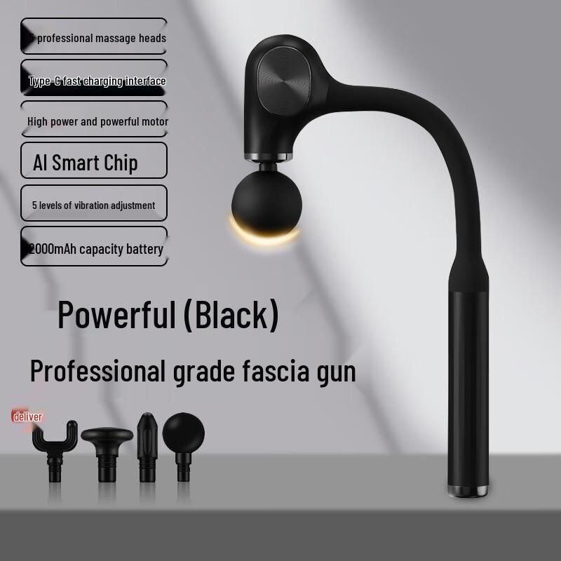 Enlong Bent-Head Fascia Massage Gun CN plug (adapter included)