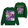 Women's Fashion Casual Print Casual Long Sleeve Round Neck Sweatshirt Top