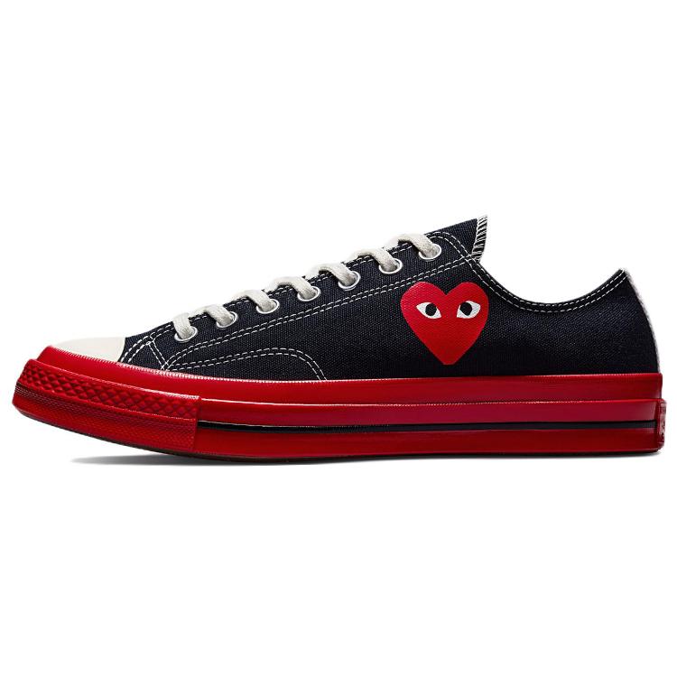 

новые Converse Chuck Taylor All Star 70 Ox Comme Des Garcons Play Черный Красный Межподошва 41.5