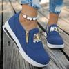 Fashion Women Sneakers Casual Zipper Platform Vulcanized Shoes Women Autumn Anti-slip Comfortable Sneakers Women Zapatillas De Mujer