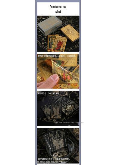 Classic Waite Waterproof Tarot Card Set with Tutorial - High-End Plastic Cards