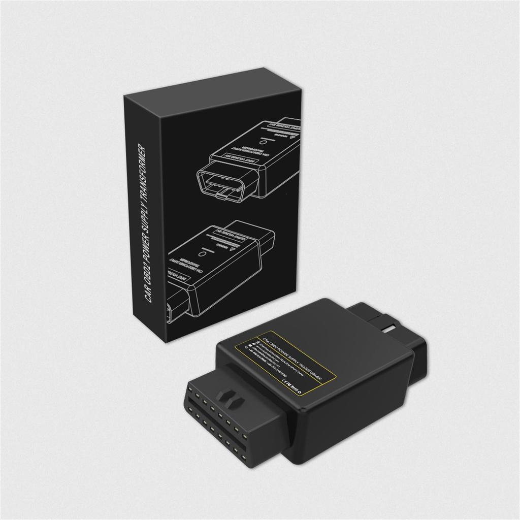 Car OBD2 Power Transformer 24V To 12V OBD Power Converter OBD2 Voltage Converter 16 Pin Adapter Connector Tool for Heavy Duty Vehicles