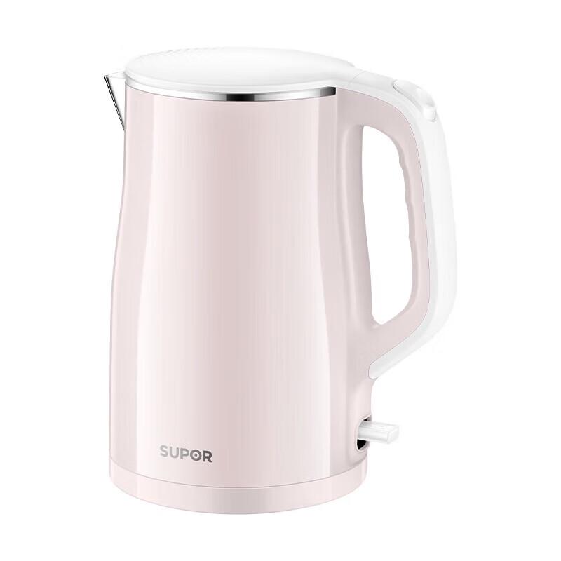 

SUPOR 1.5L Double-Layer Anti-Scald Electric Kettle