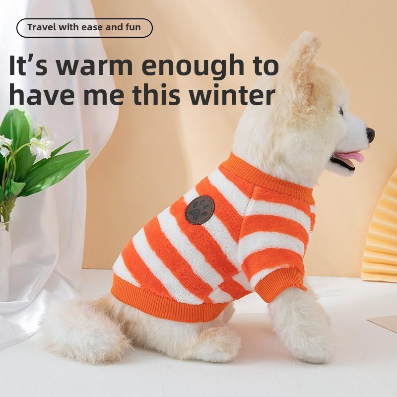 Thickened Pet Supplies Cat Dog Pet Sweater Breathable Pet