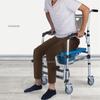 For Dual-use Disabled Special Shower Wheelchair Anti-Rust Sturdy Bathroom Chair Bathroom Artifact Elderly Bathing and Toilet Cha