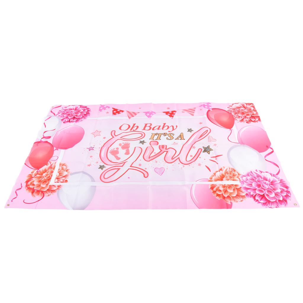 Baby Shower Backdrop Safe Easy Cleaning Exquisite Beautiful Baby Shower Decorations