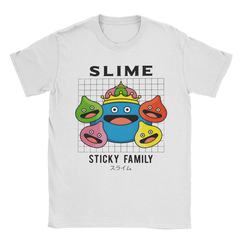 Unisex Women New Arrival Dragon Quest slime  Tee T Shirt Cotton  Tshirts Clothes