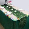 Artificial Tropical Palm Leaves for Hawaiian Luau Beach Theme Party Decorations Jungle Party Fake Monstera Leaves