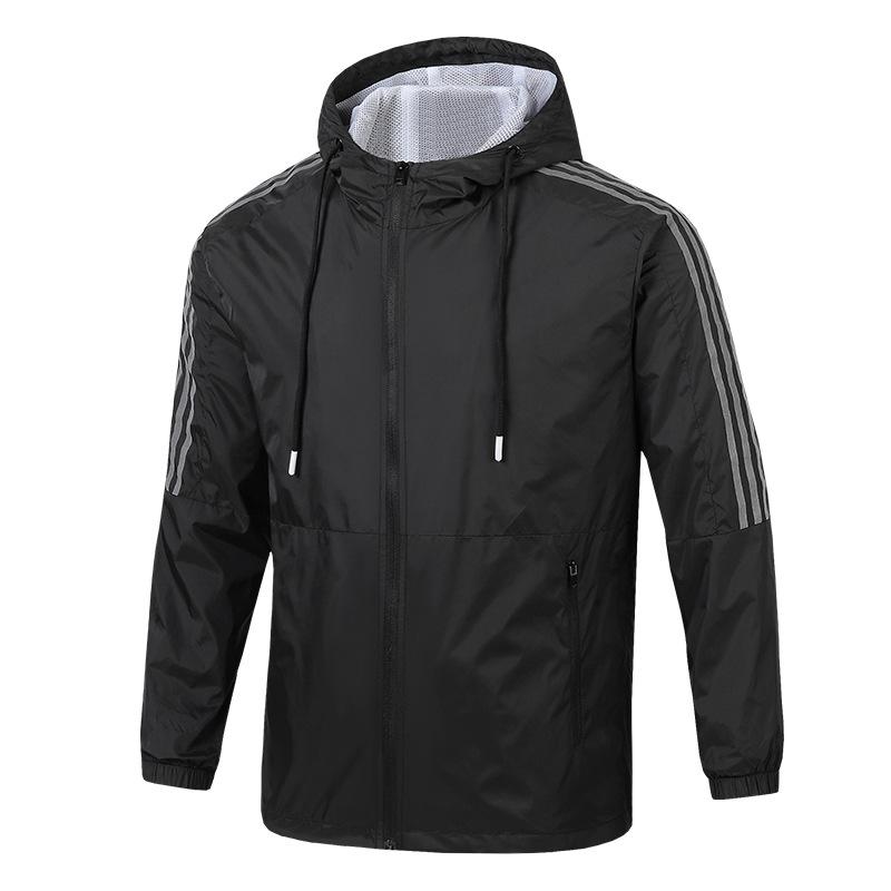 Spring and Autumn Korean Hooded Loose Plus Size Couple Jacket Men's and Women's Sports Casual Thin Windbreaker
