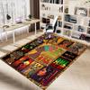 1PC Afro Love Extra Large Non-Slip Floor carpet, Office, family, bedroom, Studio - Large Area RugJ0389