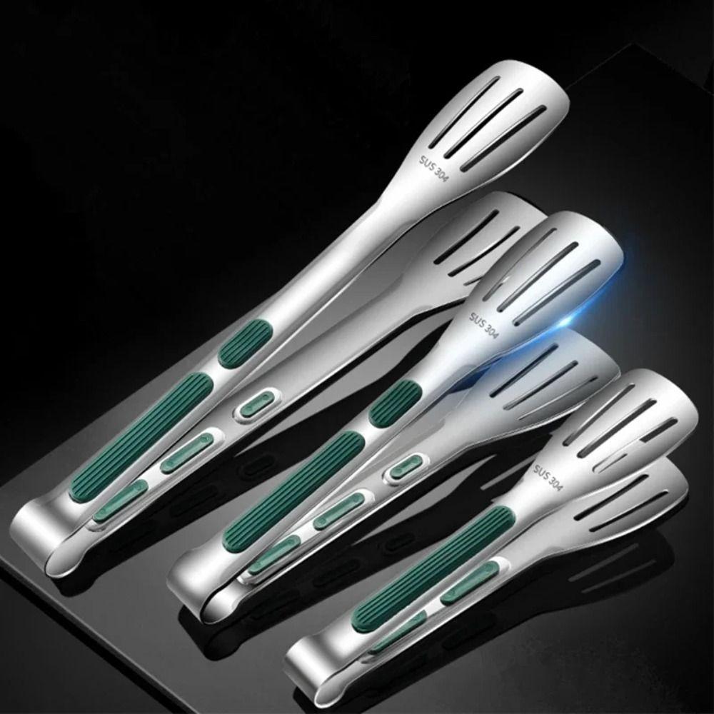 Meat Food Clips Stainless Steel Food Clamp 7/9/12 Inch Steak Tongs Creativity Salad Bread Clamp