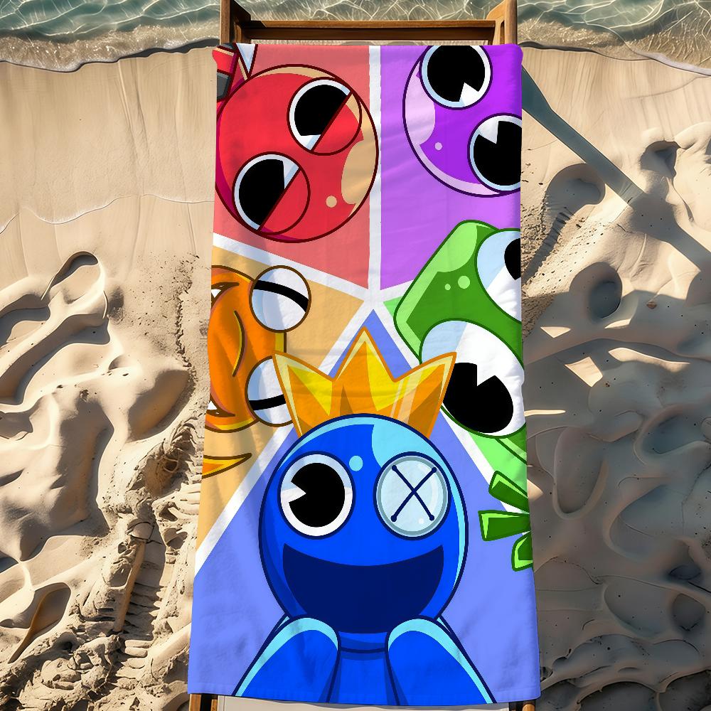 Game R-Rainbow Friends-S Towel Sports Quick Dry Travel Camping Gear Sandproof Soft Light Large Beach Towel