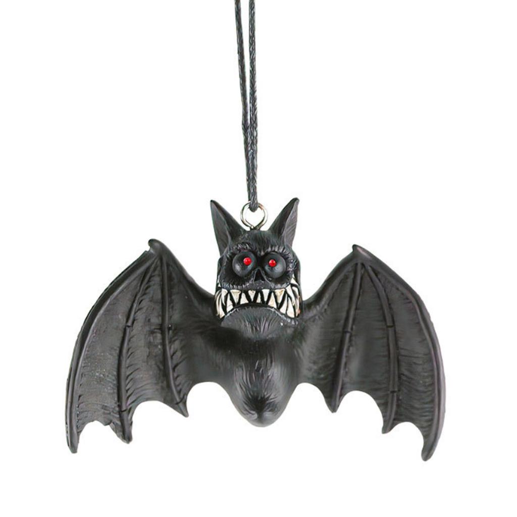 Spooky Halloween Specter Bat Ornaments Halloween Party Supplies Hanging Specter Bat Ornament Outdoor Lawn Decoration