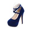 2024 Summer New European Fashion Cross Strap Large Size High Heel Sandals Elegant Nightclub Women Party Dress Footwear WZ-Y14-4