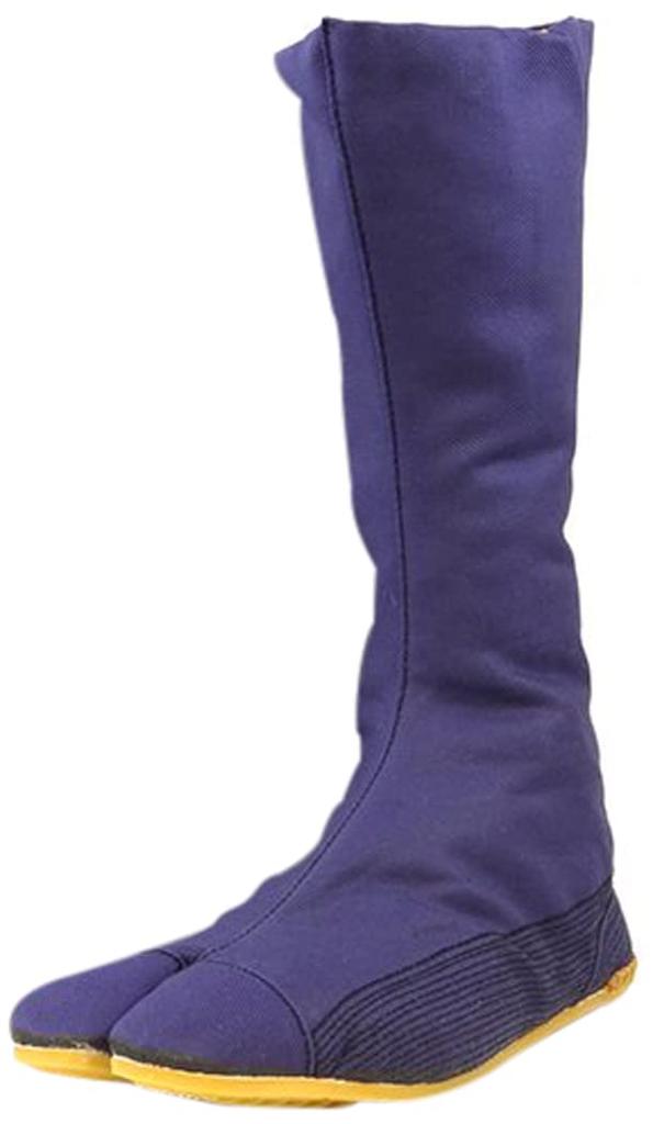 Rikioh Thermal Navy HF12B Sewn-on Tabi, 12-Piece Kohaze, Blue, 25.0cm,