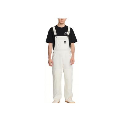 SS24 Solid Color Casual Functional Comfortable Mid Waist Overalls Unisex Overalls Sail-White FN2586-133