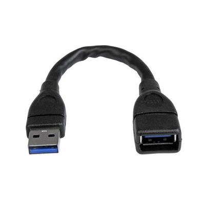 Verlängerungskabel / USB 3.0 A auf A Verlängerungskabel 15cm - USB A auf USB A Verlängerungskabel 15 cm - M/F - Schwarz - USB3EXT6INBK