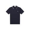 Ss21 Stretch Lammfell Poloshirt Herren Poloshirts Marineblau 101522S18-V0020