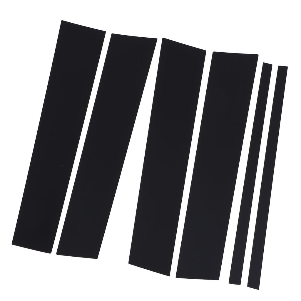 6pcs Pillar Post Trim High Strength PC Gloss Black Door Window Pillar Cover for Explorer Aviator