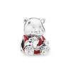 Brand New Copper Metal Dog Bead Component Heart Pendant Bead Component Ideal Designed For European Authentic Original Bracelet High Quality Fine