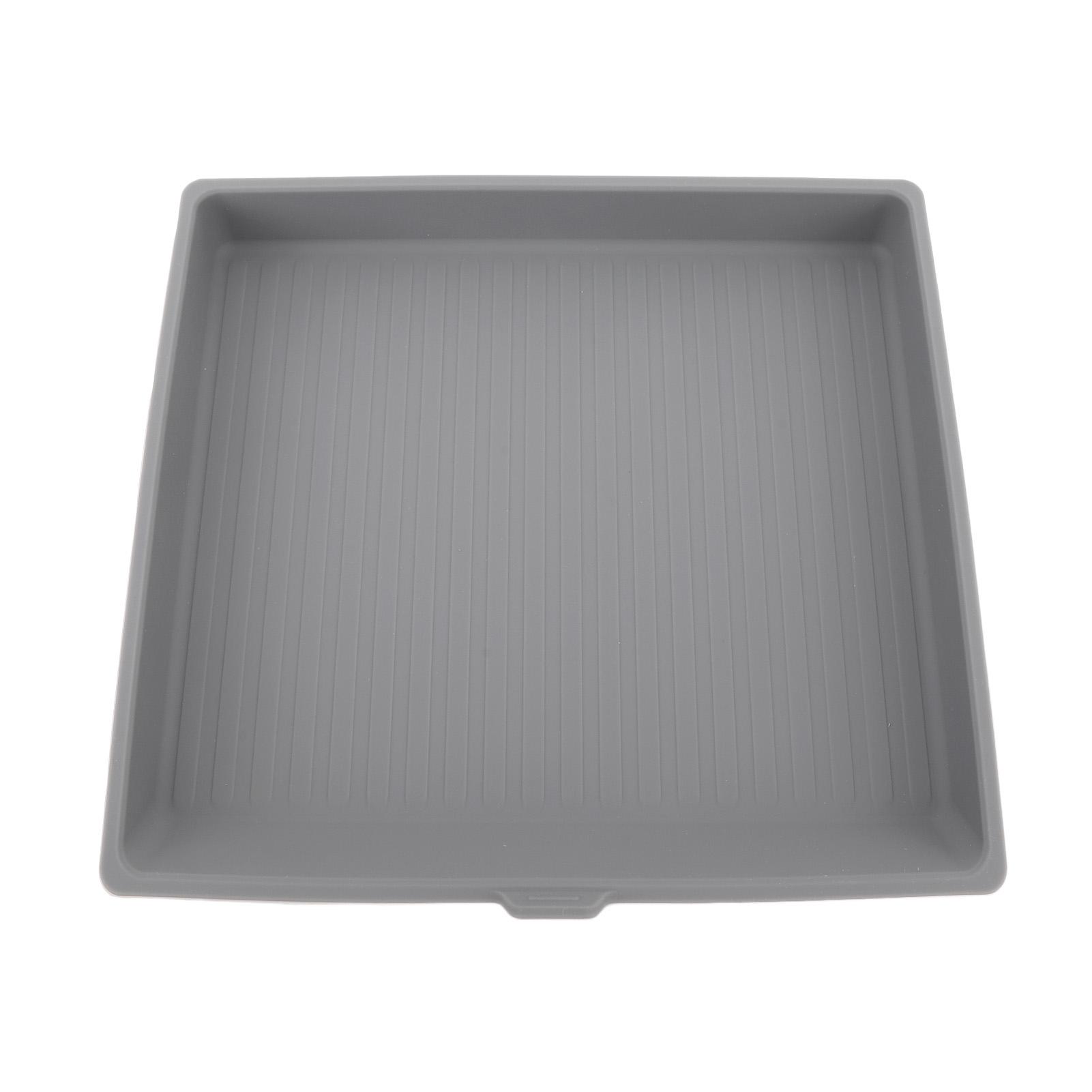 Silicone Center Console Armrest Storage Pad Slip Resistant Interior Decorative Center Console   Tray Mat for Vehicle