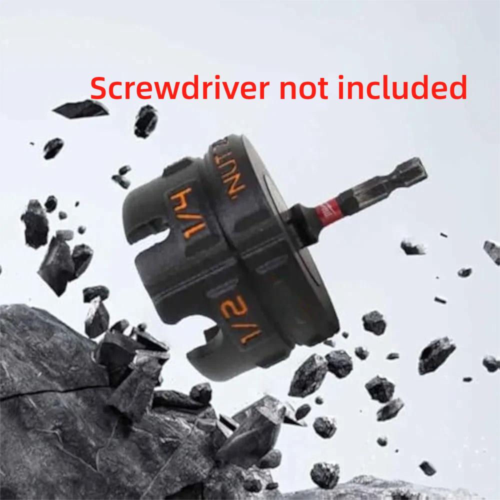 Nicht enthalten Schraubendreher Mutter Reißverschluss Bohraufsatz Kunststoff Schnelle Entfernung Mutter Ausdrehwerkzeug Tragbares Bolzenausdrehwerkzeug
